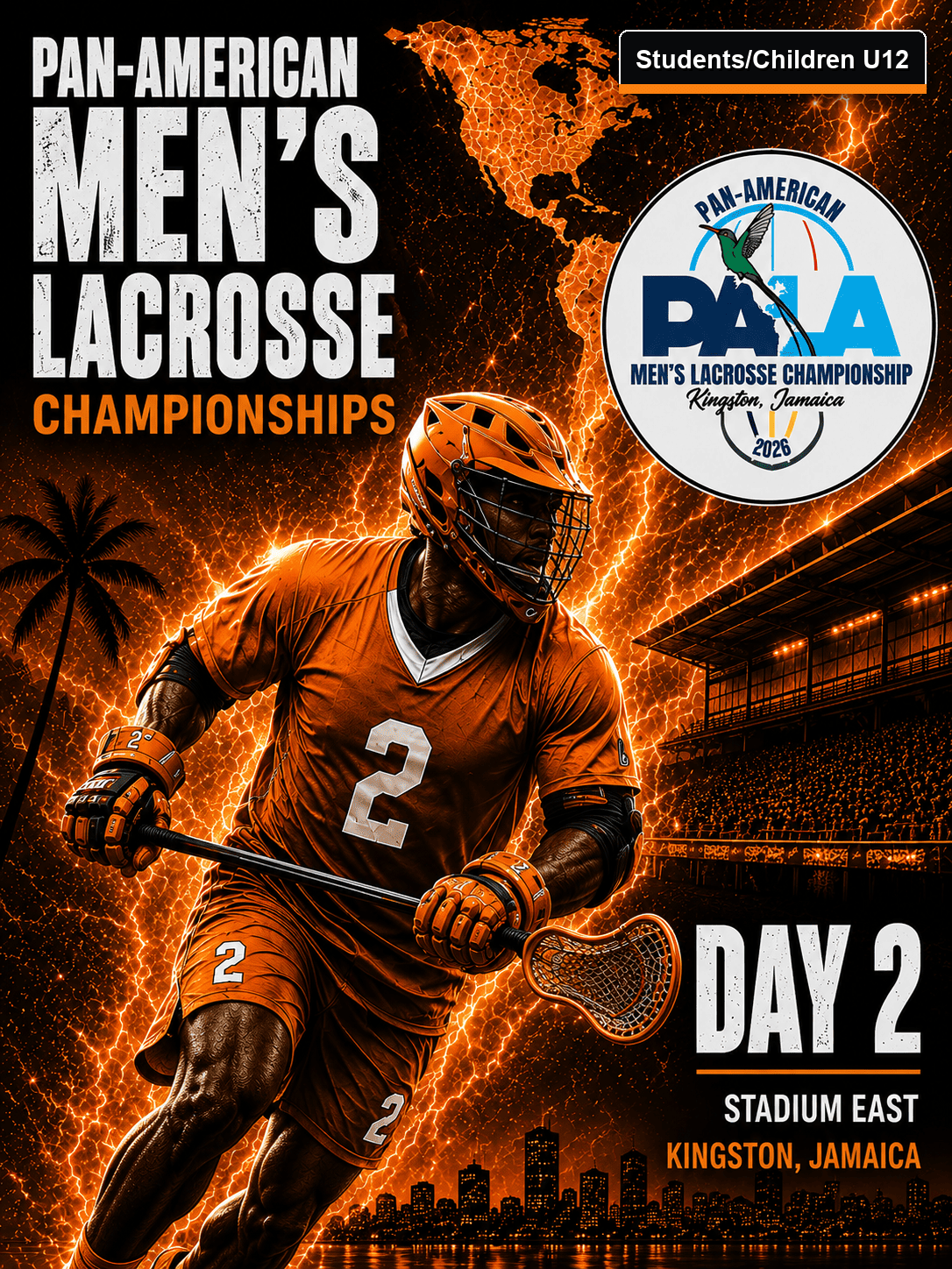 Pan-American Lacrosse Championships - Day 2 (Tuesday) Students/Children