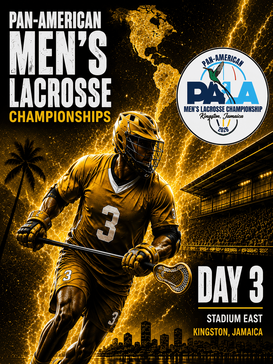 Pan-American Lacrosse Championships - Day 3 (Wednesday) Adults