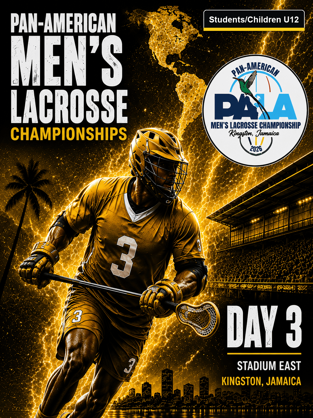 Pan-American Lacrosse Championships - Day 3 (Wednesday) Students/Children