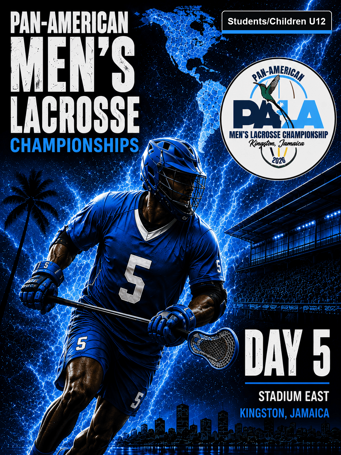 Pan-American Lacrosse Championships - Day 5 (Friday) Students/Children